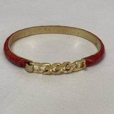 Pulseira Itália corrente elo couro cobra vermelho ouro 24K dobradiça comprar usado Pulseira Itália corrente elo couro cobra vermelho ouro 24K dobradiça comprar usado  Enviando para Brazil