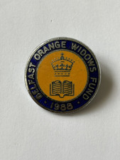 orange widow badges for sale  BUSHMILLS