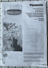 Bedienungsanleitung panasonic  gebraucht kaufen  Grafenau