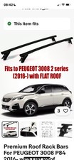 Roof bars. peugeot for sale  OLDHAM