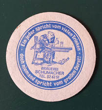 Bierdeckel brauerei schumacher gebraucht kaufen  Hamm