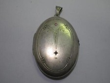 Versilbertes großes jugendsti gebraucht kaufen  Deutschland