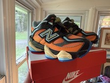 Tênis esportivo infantil New Balance 9060 'Sun Glow/Black' iv90600g - Tamanho 6 W caixa comprar usado  Enviando para Brazil