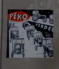 Brochure peko cabine usato  Brescia