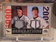 2008 SP Legendary Cuts Cal Ripken Jr Troy Tulowitzki #GEN-RT HOF Orioles Rockies comprar usado  Enviando para Brazil