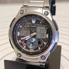 Relógio Casio AQ-190W - Nova Bateria - Movimento HR 5082 Pulseira de Aço Inoxidável , usado comprar usado  Enviando para Brazil
