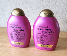 Novo Conjunto de Xampu e Condicionador Organix Açaí Abacate 13 fl oz Descontinuado comprar usado  Enviando para Brazil