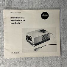 Leitz pradovit n12 for sale  RICKMANSWORTH