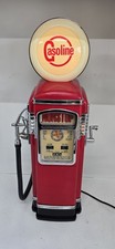 Bomba de gasolina vintage rádio AM/FM player cassete placa gasolina garagem testada/funciona comprar usado  Enviando para Brazil