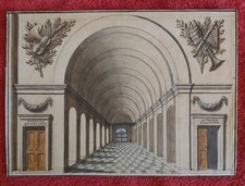 Ancien dessin aquarelle d'occasion  Lyon II