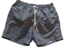 Baús de natação masculinos FRESCOBOL CARIOCA, tamanho XL, padrão de tecido azul branco, forrado comprar usado  Enviando para Brazil