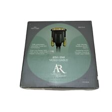 Cabo de vídeo Acoustic Research 25 pés DVI banhado a ouro 24k link duplo 1080P comprar usado  Enviando para Brazil