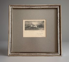 Framed etching quixote for sale  Oakland