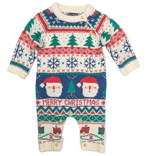 Festive knitted baby for sale  LOUGHBOROUGH