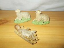 Antique flocked sheep d'occasion  Expédié en Belgium