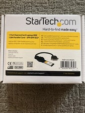StarTech Tarjeta ExpressCard Laptop IEE 1284 Tarjeta Paralela SPP/EPP/ECP segunda mano  Embacar hacia Mexico