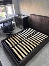modern leather bed 4ft for sale modern leather bed 4ft for sale MANCHESTER