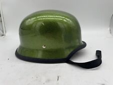 Capacete de motocicleta vintage verde metal floco picador bobina SOMENTE EXIBIÇÃO comprar usado  Enviando para Brazil