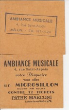 Ancien ticket ambiance d'occasion  Saint-Malo
