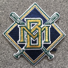 1994-99 MILWAUKEE BREWERS MLB BEISEBOL VINTAGE 3" TACOS CRUZADOS LOGOTIPO DA EQUIPE PATCH comprar usado  Enviando para Brazil