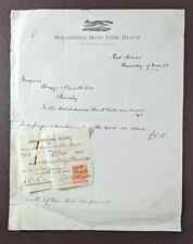 1923 Holderness (Fox) Hunt Vade Mecum, Red House, Beverley Letter comprar usado  Enviando para Brazil