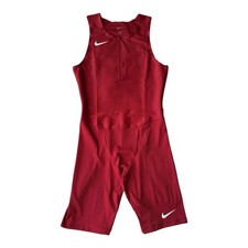 Macacão de atletismo Nike Pro Elite Team vermelho branco masculino tamanho médio, usado comprar usado  Enviando para Brazil