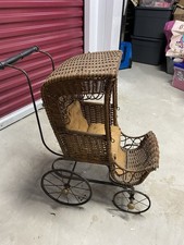 doll stroller baby wicker for sale  Annapolis