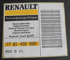 Autocollant sticker renault d'occasion  Annecy