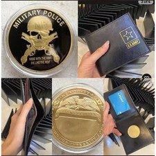 Carteira porta-moedas com credencial Departamento de Escritório da Polícia Militar dos EUA comprar usado  Enviando para Brazil