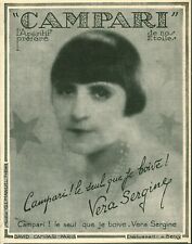 Publicité ancienne campari d'occasion  France