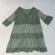 Khaki green lace for sale  LEIGH-ON-SEA