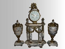 Pendule cassolettes horloge d'occasion  Cosne-Cours-sur-Loire