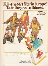 HB the n°1 filter in europe 1972 Pubblicita' vintage sigarette MOTORELLA BENELLI, usado comprar usado  Enviando para Brazil
