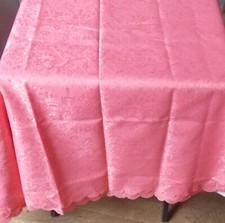 Nappe ronde damassee d'occasion  Cosne-Cours-sur-Loire