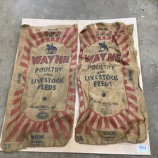 Vtg burlap grain for sale  Algona