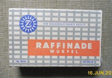 Würfelzuckerverpackung ddr ve gebraucht kaufen  Olbernhau