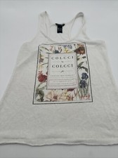 Regata feminina Colcci By Colcci pequena estampa gráfica halter floral..#16629 comprar usado  Enviando para Brazil