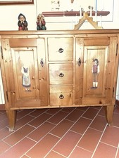 Madia legno decorata usato  Brescia