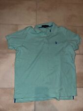 U.S. POLO ASSN. Poloshirt Shirt T-Shirt Größe L (LUXURY FEEL) Blaugrün aus USA! comprar usado  Enviando para Brazil