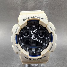Relógio Casio G-Shock masculino 51mm analógico digital branco alarme cronógrafo redondo GA-100B comprar usado  Enviando para Brazil