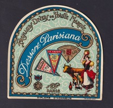 Ancienne étiquette fromage d'occasion Ancienne étiquette fromage d'occasion  France
