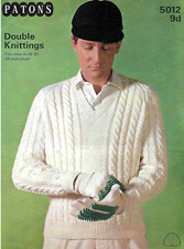Vintage knitting pattern for sale  LONDON