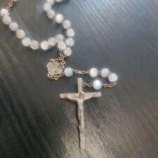 Rosario girocollo bianco. usato Rosario girocollo bianco. usato  Matera