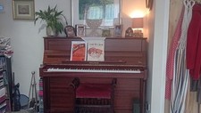 Piano upright mahogany for sale  CORBY