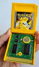 Pokemon amarelo Nintendo Game Boy nova bateria genuína PAL comprar usado  Enviando para Brazil