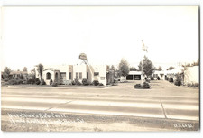 RPPC UNZELMAN'S AUTO COURT Santa Rosa, CA Roadside Patterson Photo 1930s Vintage comprar usado  Enviando para Brazil