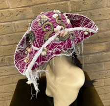 Purple white tricorn for sale  PETERBOROUGH