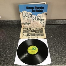 LP VINYL DEEP PURPLE ALBUM IN ROCK SHVL 777 UK 1ST PRESS A2/B1 1970 EX+/EX+ comprar usado  Enviando para Brazil