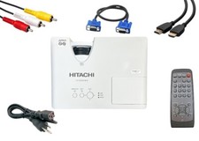 PACOTE Projetor LCD HITACHI CP-X2541WN Controle Remoto HDMI VGA RCA Cabos comprar usado  Enviando para Brazil