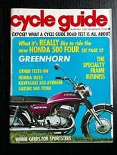 CYCLE GUIDE Aug 1971 Honda Four Suzuki Titan Kawasaki , usado comprar usado  Enviando para Brazil
